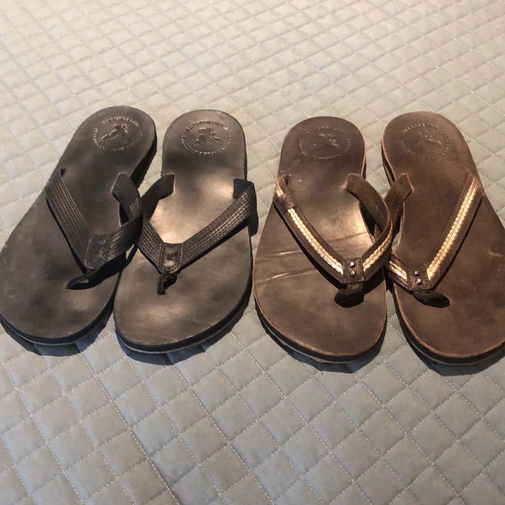 American eagle leather sandals